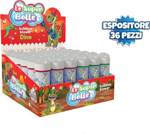 Bolle Di Sapone Dinosauro Confezione 36 Flaconi Da 50 Ml Gadget Per Party 806598 Giochi e giocattoli/Sport e giochi all'aperto/Sabbiere e giocattoli da spiaggia/Giocattoli per sabbia e spiaggia Trade Shop italia - Napoli, Commerciovirtuoso.it