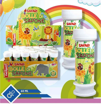 Bolle Di Sapone Safari 36 Pezzi Flaconi Da 60 Ml Per Festa Bambini Giochi 442072 Giochi e giocattoli/Sport e giochi all'aperto/Bolle/Soffiatori di bolle Trade Shop italia - Napoli, Commerciovirtuoso.it