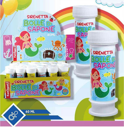 Bolle Di Sapone Tema Sirenetta 36 Pezzi Flaconi Da 60ml Per Festa Bambine 442058 Giochi e giocattoli/Sport e giochi all'aperto/Bolle/Soffiatori di bolle Trade Shop italia - Napoli, Commerciovirtuoso.it