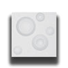 €0,79 Pannello in fibra naturale a parete 3D, rivestimento di lusso 3D 30X30cm BIANCO verniciabile BOLLE Eternal Parquet