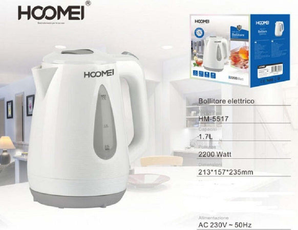 Bollitore Elettrico 2200 Watt 1.7 Litri Con Base Girevole 360? Per Bevande Calde Casa, arredamento e bricolage > Elettrodomestici > Bollitori Trade Shop italia - Napoli, Commerciovirtuoso.it
