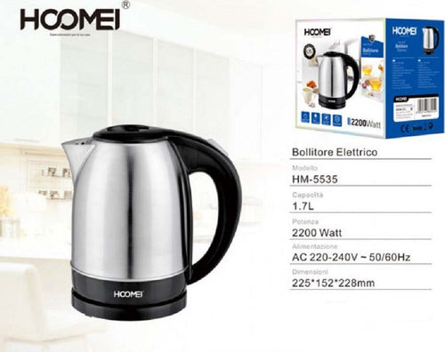 Bollitore Elettrico 2200 Watt 1.7 Litri Per Infusi Tisane Hoomei Hm-5535 Casa, arredamento e bricolage > Elettrodomestici > Bollitori Trade Shop italia - Napoli, Commerciovirtuoso.it