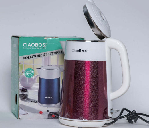 Bollitore Elettrico In Acciaio Inox 2 Litri 2000w Acqua Ufficio Viaggi Tx-9942 Casa e cucina/Elettrodomestici per la cucina/Bollitori e erogatori d'acqua calda/Bollitori Trade Shop italia - Napoli, Commerciovirtuoso.it