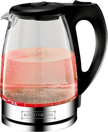 Bollitore-Elettrico-In-Vetro-1,7lt-2200w-Acqua-Calda-Cordless-Con-Luce-Led-Rosso