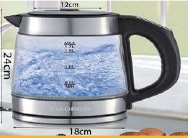 Bollitore Elettrico In Vetro Capacit? 1,7 Lt 2000 W Acqua Ufficio Viaggi Tx-9944 Casa e cucina/Elettrodomestici per la cucina/Bollitori e erogatori d'acqua calda/Bollitori Trade Shop italia - Napoli, Commerciovirtuoso.it