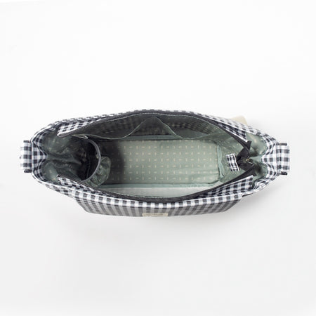 Borsa Fasciatoio Walking Mum I Love Vichy Pasito a Pasito Nera