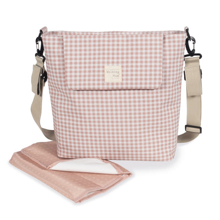 Borsa fasciatoio Walking Mum I Love Vichy Pasito a Pasito Rosa
