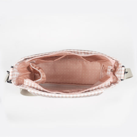 Borsa fasciatoio Walking Mum I Love Vichy Pasito a Pasito Rosa