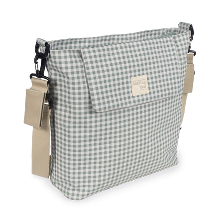 Borsa Fasciatoio Walking Mum Pasito a Pasito I Love Vichy Verde Canastilla