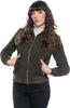 Bomber-Donna---Bomber-Donna-Verde-in-vera-pelle-camoscio