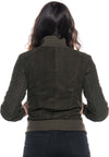 Bomber-Donna---Bomber-Donna-Verde-in-vera-pelle-camoscio