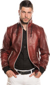 Bomber-Kway---Bomber-Uomo-Bordeaux-in-vera-pelle