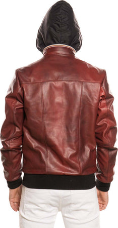 Bomber-Kway---Bomber-Uomo-Bordeaux-in-vera-pelle
