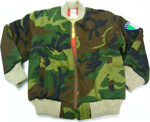 Bomber Mimetico Woodland Bimbo Classico Cerniera E 2 Tasche Moda/Bambini e ragazzi/Abbigliamento/Giacche e cappotti/Giacche Il Distintivo - Pesaro, Commerciovirtuoso.it