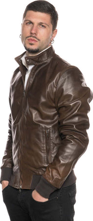 Bomber-Napoli---Bomber-Uomo-Marrone-in-vera-pelle