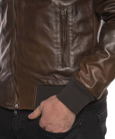 Bomber-Napoli---Bomber-Uomo-Marrone-in-vera-pelle
