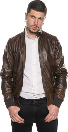 Bomber-Napoli---Bomber-Uomo-Marrone-in-vera-pelle
