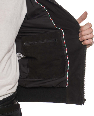 Bomber-Napoli---Bomber-Uomo-Nero-in-vera-pelle-scamosciata