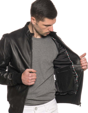 Bomber-Napoli---Bomber-Uomo-Nero-in-vera-pelle