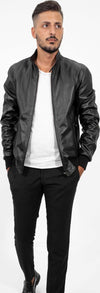 Bomber-Napoli---Bomber-Uomo-Nero-in-vera-pelle