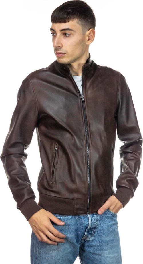 Bomber-Napoli---Bomber-Uomo-Testa-di-Moro-in-vera-pelle