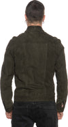 Bomber-Napoli---Bomber-Uomo-Verde-in-vera-pelle-camoscio