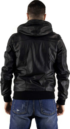 Bomber-Napoli-Cap---Bomber-Uomo-Nero-in-vera-pelle