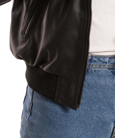 Bomber-Uomo---Bomber-Uomo-Nero-in-vera-pelle