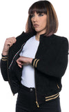 Bomber-Vittoria---Bomber-Donna-Nero-in-vera-pelle-Camoscio