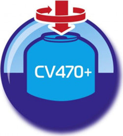 Bomboletta a gas con valvola da 450 gr, cartuccia di ricambio per fornello e Barbecue Sport e tempo libero/Attività ricreative all'aperto/Camping e outdoor/Cucine e accessori da campeggio/Accessori per cucina/Bombole di ricambio La Zappa - Altamura, Commerciovirtuoso.it