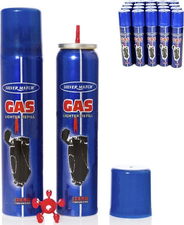 Bomboletta di ricarica per accendino e pistole a gas 90 ml Sport e tempo libero/Attività ricreative all'aperto/Camping e outdoor/Cucine e accessori da campeggio/Accessori per cucina/Bombole di ricambio La Zappa - Altamura, Commerciovirtuoso.it