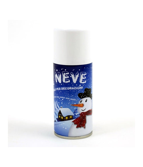 Bomboletta Neve Spray Decorazioni Albero Natale Presepe Finestre Vetrine 130ml