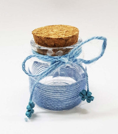 12 BOMBONIERA AMPOLLA AZZURRO VETRO TAPPO SUGHERO NASTRO PORTACONFETTI WEDDING Casa e cucina/Hobby creativi/Materiali per hobby creativi/Forniture per feste/Bomboniere Trade Shop italia - Napoli, Commerciovirtuoso.it
