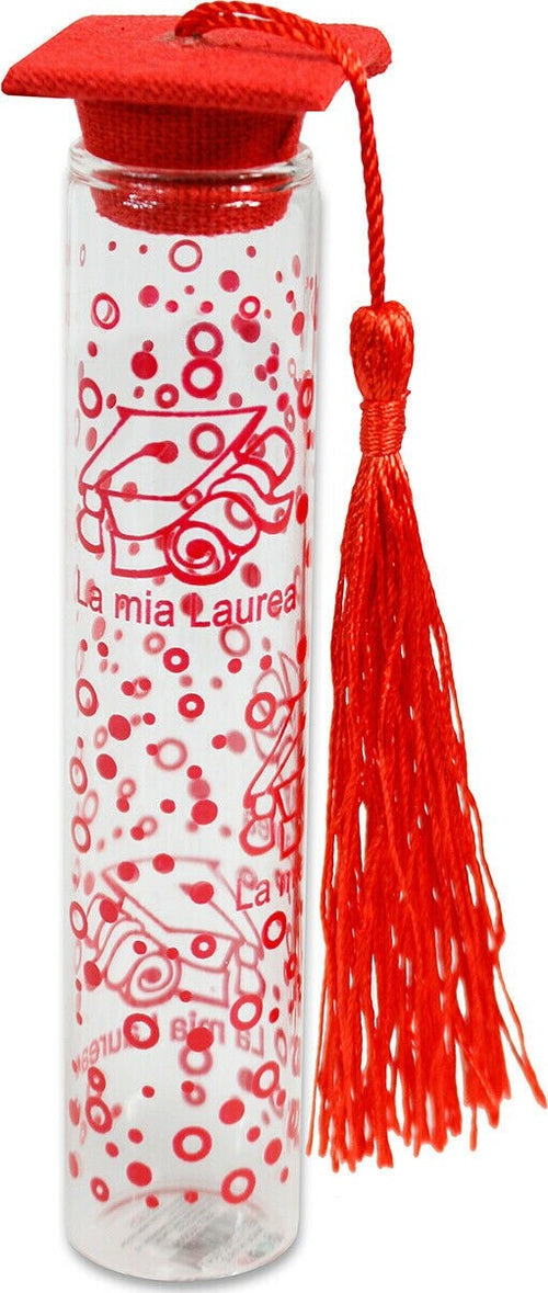 Bomboniera Ampolla In Vetro Con Tappo In Sughero Per Laurea Cappello Tocco Rosso Casa e cucina/Hobby creativi/Materiali per hobby creativi/Forniture per feste/Bomboniere Trade Shop italia - Napoli, Commerciovirtuoso.it
