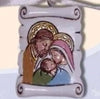 Bomboniera-Appendino-Con-Pergamena-Sacra-Famiglia-X-Battesimo-Nascita-Comunione