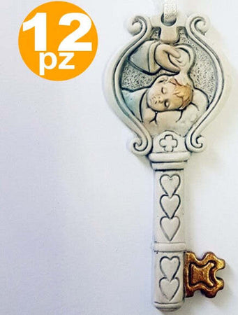 Bomboniera Bomboniere Per Battesimo Acqua Bambino Bianco Oro Ceramica Appendino Casa e cucina/Hobby creativi/Materiali per hobby creativi/Forniture per feste/Bomboniere Trade Shop italia - Napoli, Commerciovirtuoso.it