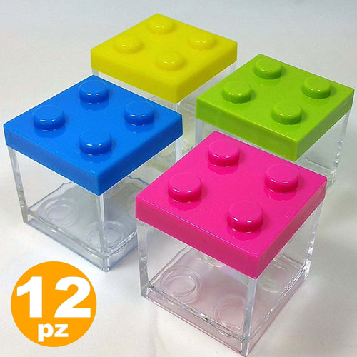 12 BOMBONIERA BOMBONIERE PORTACONFETTI SCATOLA MATTONCINI COSTRUZIONI LEGO BLOCK Casa e cucina/Hobby creativi/Materiali per hobby creativi/Forniture per feste/Bomboniere Trade Shop italia - Napoli, Commerciovirtuoso.it