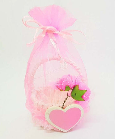 Bomboniera Cestino Rosa Cuore Sacchetto Organza Portaconfetti Nascita Battesimo Casa e cucina/Hobby creativi/Materiali per hobby creativi/Forniture per feste/Bomboniere Trade Shop italia - Napoli, Commerciovirtuoso.it