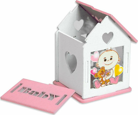12 Bomboniera In Legno Casetta Con Tetto Apribile Nascita Battesimo Bimba Rosa Casa e cucina/Hobby creativi/Materiali per hobby creativi/Forniture per feste/Bomboniere Trade Shop italia - Napoli, Commerciovirtuoso.it