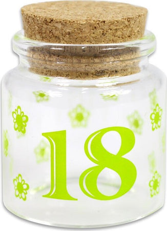12 BOMBONIERA 18 ANNI DICIOTTESIMO COMPLEANNO BARATTOLO IN VETRO TAPPO SUGHERO Casa e cucina/Hobby creativi/Materiali per hobby creativi/Forniture per feste/Bomboniere Trade Shop italia - Napoli, Commerciovirtuoso.it