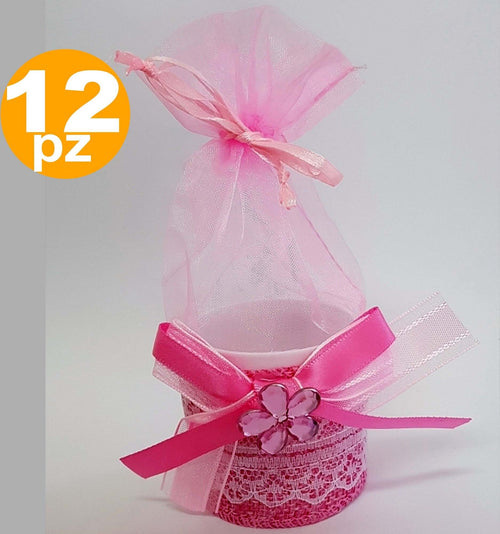 BOMBONIERA SCATOLINA ROSA FIORE SACCHETTO ORGANZA PORTACONFETTI NASCITA BATTESIMO Casa e cucina/Hobby creativi/Materiali per hobby creativi/Forniture per feste/Bomboniere Trade Shop italia - Napoli, Commerciovirtuoso.it