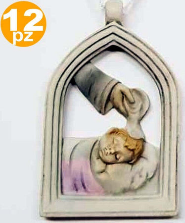 Bomboniere Battesimo Bambina Arco Simbolo Sacro Acqua Santa Ceramica Appendino Casa e cucina/Hobby creativi/Materiali per hobby creativi/Forniture per feste/Bomboniere Trade Shop italia - Napoli, Commerciovirtuoso.it