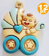 Bomboniere Carrozzina Azzurro Passeggino Ceramica Appendino X Battesimo Nascita Casa e cucina/Hobby creativi/Materiali per hobby creativi/Forniture per feste/Bomboniere Trade Shop italia - Napoli, Commerciovirtuoso.it