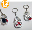 12 BOMBONIERE LUCCHETTO ARGENTO LAUREA METALLO PORTAFORTUNA CONFETTI PORTACHIAVI Casa e cucina/Hobby creativi/Materiali per hobby creativi/Forniture per feste/Bomboniere Trade Shop italia - Napoli, Commerciovirtuoso.it
