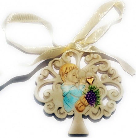 12 BOMBONIERE COMUNIONE BAMBINO ALBERO DELLA VITA EUCARESTIA CERAMICA APPENDINO Casa e cucina/Hobby creativi/Materiali per hobby creativi/Forniture per feste/Bomboniere Trade Shop italia - Napoli, Commerciovirtuoso.it