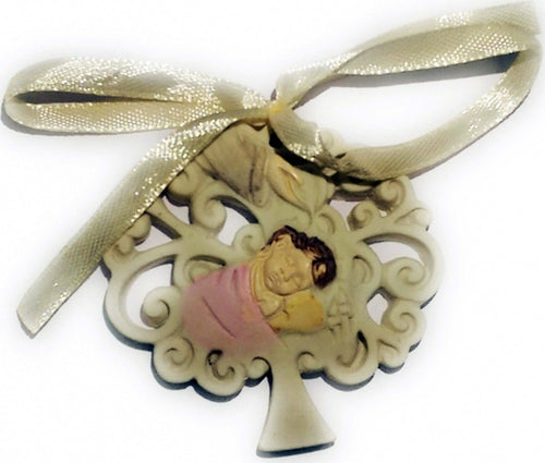 12 BOMBONIERE BATTESIMO BAMBINA ALBERO DELLA VITA ACQUA SANTA CERAMICA APPENDINO Casa e cucina/Hobby creativi/Materiali per hobby creativi/Forniture per feste/Bomboniere Trade Shop italia - Napoli, Commerciovirtuoso.it