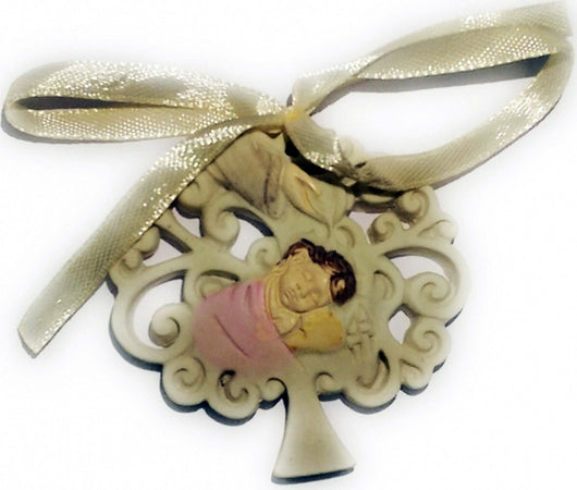 12 BOMBONIERE BATTESIMO BAMBINA ALBERO DELLA VITA ACQUA SANTA CERAMICA APPENDINO Casa e cucina/Hobby creativi/Materiali per hobby creativi/Forniture per feste/Bomboniere Trade Shop italia - Napoli, Commerciovirtuoso.it