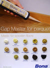 bona Gap Master stucco elastico nei colori dei vari legnami, per stuccare parquet battiscopa - Eternal Parquet