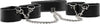 Bondage Manette e Cavigliere con Catena Ouch! in Neoprene Nero e cuoio PU Salute e cura della persona/Erotismo e contraccezione/Bondage/Manette Kondorama - Martinsicuro, Commerciovirtuoso.it