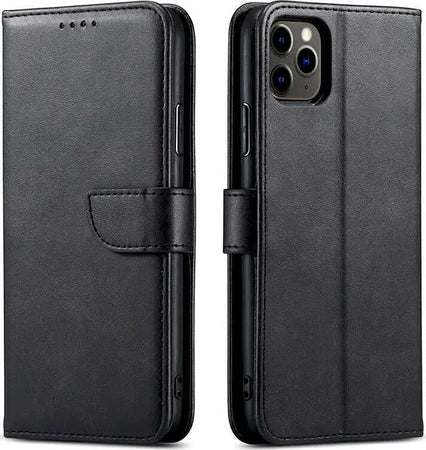 book-S24-ultra-con-porta-carte-di-credito-chiusura-magnetica-nera